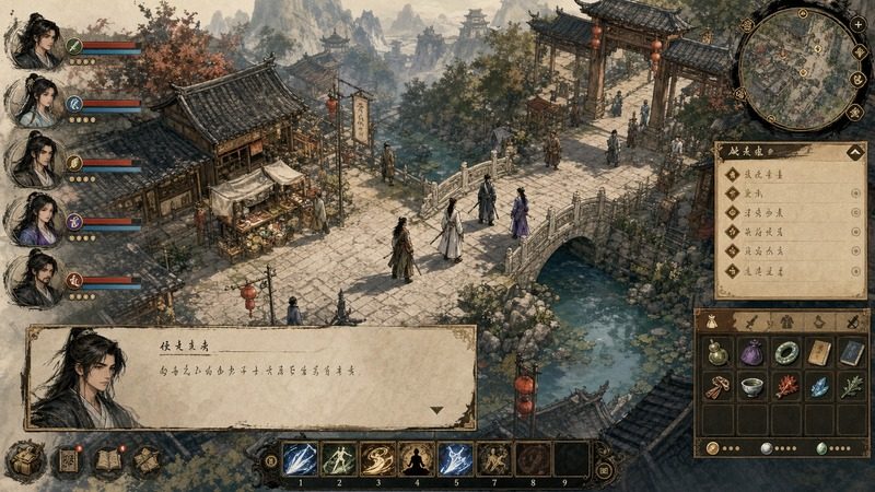 金庸群侠传5爱与死仙狐MOD六周年 天命线 演示图 5